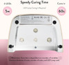 Nails Inc GelLED Portable LED Lamp 5W USB Nail Dryer for DIY Gel Curing