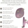 GESKE Body Brush | 4 in 1 | Design with Metal Ring | Cleansing Brush for the Entire Body | Professional Deep Cleaning | Soft Silicone Bristles | Ergonomic Two-Finger Design