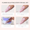 GAOY 60g 3D Sculpting Gel for Nails Carving Modeling and Extension, Clear