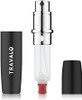 Travalo LUX Perfume Atomizer - Leak-Proof and TSA Approved for Air Travel - Reusable Airtight Easy Fill Mini Pump Sprayer - Lightweight Portable - Brushed Polished Metal Alloy Outer Shell - Black