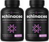 NutraChamps Echinacea Capsules 1000mg 8 in 1 Immune Support Supplement Echinacea Goldenseal Vitamin C Zinc Ginger Elderberry