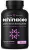 NutraChamps Echinacea Capsules 1000mg 8 in 1 Immune Support Supplement Echinacea Goldenseal Vitamin C Zinc Ginger Elderberry