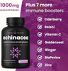 NutraChamps Echinacea Capsules 1000mg 8 in 1 Immune Support Supplement Echinacea Goldenseal Vitamin C Zinc Ginger Elderberry