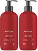 ATTITUDE Liquid Hand Soap, EWG Verified, Plant and Mineral-Based, Vegan Personal Care Products, Orange Cinnamon, 16 Fl Oz