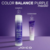 Joico Color Balance Purple Conditioner For Cool Blonde or Gray Hair  Eliminate Brassy Yellow Tones  Boost Color Vibrancy and Shine  UV Protection  With Rosehip Oil and Green Tea Extract
