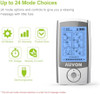 AUVON 24 Modes TENS Unit Muscle Stimulator for Pain Relief Premium Pads