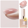 Double Rhythm Clear Gel Nail Polish 15ml Nail Strengthener Builder in a Bottle Nail Extension Hard Gel Soak Off Long Lasting UV Gel (Pale Nude 8 in 1-10)