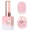 Double Rhythm Translucent Gel Polish Sheer Neutral Natural Light Milky Same Color Same Bottle 15ML Jelly Nail Polish Nail Art DIY at Home