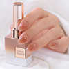 Double Rhythm Translucent Gel Polish Sheer Neutral Natural Light Milky Same Color Same Bottle 15ML Jelly Nail Polish Nail Art DIY at Home