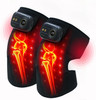 IUECSE Heated Knee Massager for Pain Relief  Knee Heating Pad with Vibration Rechargeable Knee Brace for Knee Elbow Relief  Massager for Men and Women