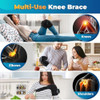 FlareMore Cordless Heated Knee Massager with Vibration FSA Eligible HSA Heated Knee Brace Wrap Heating Shoulder Brace Support Wrap for Knee Elbow Heating Pad with 6 Heating Levels 3 Massage Modes andTimer