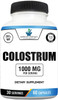 American Standard Supplements Colostrum Capsules - 1000mg Per Serving, 60 Capsules, USA Sourced Cow Colostrum, Standardized to 25% Immunoglobulins (IgG)