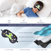 knIykmr  2 Pcs Boys Sleep Eye Mask Guys Blackout Sleeping Silk Mask for Kids Adult Children's Travel Eye Mask Eye Cover Blindfold for Game