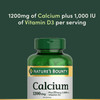 Nature's Bounty Calcium 1200mg with 1000 IU Vitamin D3, 120 Count