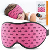 LitBear Breathable Sleep Mask 3D Eye Mask Sleep for Side Sleeper Women Men