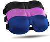 LKY DIGITAL Sleep Mask for Side Sleeper 3 Pack Blackout 3D Eye Mask