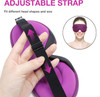 LYSIAN 3D Blackout Sleep Mask for Side Sleepers 5 Pairs Ear Plugs