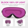 LYSIAN 3D Blackout Sleep Mask for Side Sleepers 5 Pairs Ear Plugs
