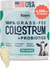 Baese Nutrition 4000mg 800 IgG Grass Fed with Probiotics Bovine Colostrum Powder Supplement for Kids & Adults with Immunoglobulins (132 Grams, Unflavored)