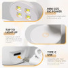 GAOY Mini UV Light for Gel Nails, Small LED Nail Lamp, Fast Curing, White