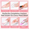 Modelones Poly Gel Nail Kit 3 Colors Clear White Apricot with Slip Solution