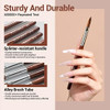 Modelones Acrylic Nail Brush 100% Pure Kolinsky Hair Bristles Size8