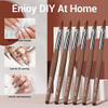 Modelones Acrylic Nail Brush 100% Pure Kolinsky Hair Bristles Size8