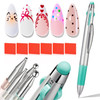 Modelones Nail Art Brushes, Gel Polish Liner Clean up Carving Dotting Tools