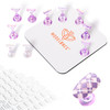 Modelones Nail Stand Round Metal Base Press on Nail Tips Holder