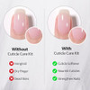 GAOY Cuticle Care Kit - Cuticle Oil and Cuticle Remover, 20ml 2 Pcs Cuticle Nourishes and Softener, Promotes Nail Growth and Strength