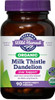 Oregon's Wild Harvest Certified Organic Milk Thistle Dandelion Capsules Liver Support Extract Standardized to Silymarin