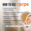 Carpe Sweat Absorbing Face Lotion For Oily Skin Control Mattifying Face Lotion With Moisturizing Hyaluronic Acid And Squalane Fragrance 1.35 Oz