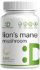 Deal Supplement Lions Mane Mushroom Supplement 240 Capsules " Active Fruiting Body and Mycelium Extract " Natural Brain Nootropic and Immune System Booster " NonGmo