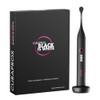 Curaprox Black Is White Hydrosonic Toothbrush " Teeth Whitening And Gum Care UltraGentle Cleaning With Carbon Brush Heads Set With Charger And Travel Case