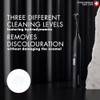 Curaprox Black Is White Hydrosonic Toothbrush " Teeth Whitening And Gum Care UltraGentle Cleaning With Carbon Brush Heads Set With Charger And Travel Case