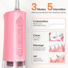 Bitvae Water Flosser And Electric Toothbrush For Adults And Kids Combo Bundle Pink and Pink