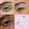 Colourpop Winx Club Face Jewels Sticker Sheet Individual Reusable Rhinestones For Face And Body SelfAdhesive And Easily Removable Includes Blue Pink Purple Green and Orange Crystals 1 Count