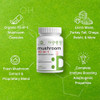 Deal Supplement Organic 10In1 Mushroom Supplement " Lions Mane Turkey Tail Reishi Cordyceps and More Mushroom Complex " Immune Energy and Nootropic Brain Support " NonGmo 240 Capsules