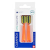 Curaprox Cs 5460 Ortho Travel Toothbrush Heads " For Braces Care Ultra Soft Cleaning Orange 2Piece
