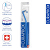Curaprox SingleTuft Toothbrush " Extra Care For Braces And Implants Precision Gumline Cleaning Super Soft Bristles Single Pack Blue