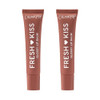 Colourpop Fresh Kiss Glossy Lip Balm Hydrating Lip Care Enriched With Peptides Hyaluronic Acid Shea Butter and Vitamin E For An UltraCushiony Formula Chocolate Milkshake 2 Count
