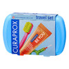 Curaprox Travel Kit Cs 5460 Toothbrush With 'Be You' Toothpaste 2 Cps Prime Interdental Brushes 07 And 09 Dental Care Kit 9.5 Cm X 6 Cm Blue