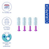 Curaprox Interdental Brush Refills Cps 406 Perio " For Wide Gaps and Sensitive Gums UltraFine Filaments For Comfortable Cleaning 4Pack Swiss Made
