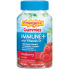 Emergen-C Immune+ Immune Gummies, Vitamin D Plus 750 mg Vitamin C, Immune Support Dietary Supplement, Caffeine , Gluten , Raspberry Flavor - 45 Count