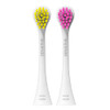 Curaprox Hydrosonic Brush Heads Rainbow Sensitive Duo " For Gentle Gum Care and Effective Plaque Removal Yellow/Pink 2Pack Compatible With All Curaprox Sonic Models Swiss Made