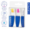 Curaprox Hydrosonic Brush Heads Rainbow Sensitive Duo " For Gentle Gum Care and Effective Plaque Removal Yellow/Pink 2Pack Compatible With All Curaprox Sonic Models Swiss Made
