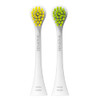 Curaprox Hydrosonic Brush Heads Rainbow Sensitive Duo " For Gentle Gum Care and Daily Cleaning Yellow/Green 2Pack Compatible With All Curaprox Sonic Models Swiss Made