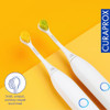 Curaprox Hydrosonic Brush Heads Rainbow Sensitive Duo " For Gentle Gum Care and Daily Cleaning Yellow/Green 2Pack Compatible With All Curaprox Sonic Models Swiss Made