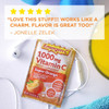 Emergen-C 1000mg Vitamin C Powder with Antioxidants B Vitamins and Electrolytes Vitamin C Supplements for Immune Support Caffeine  Fizzy Drink Mix Super Orange Flavor - 3 Count