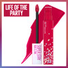 Maybelline York Super Stay Matte Ink Liquid Lipstick TransferProof LongLasting LimitedEdition BirthdayCakeScented Shades Life Of The Party 0.17 Fl Oz